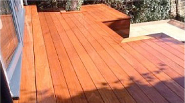 Balau wood decking