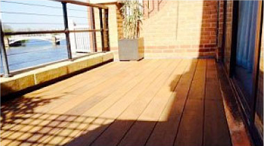 Ipe wood decking