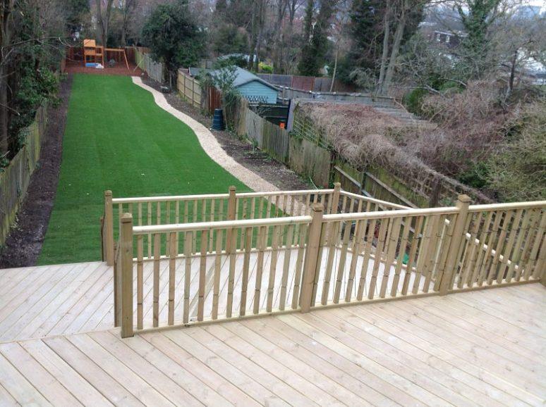 Timber decking - softwood and hardwood options
