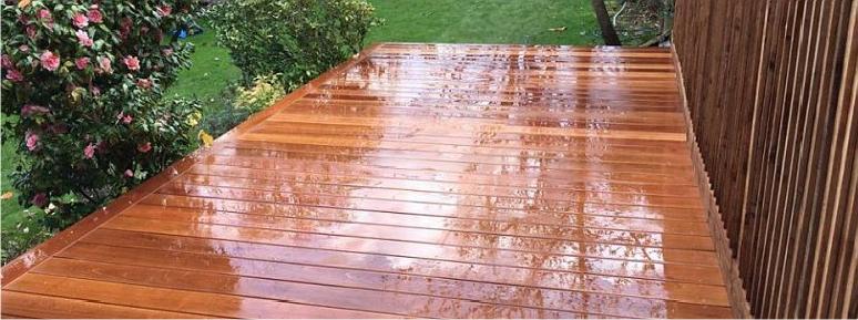 Add an outdoor living room to your home with timber decking