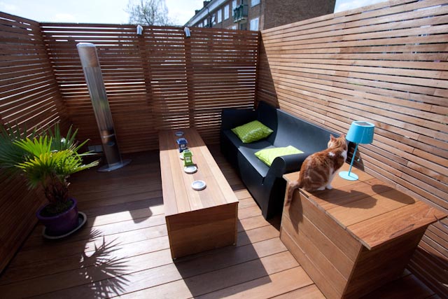 roof garden seating